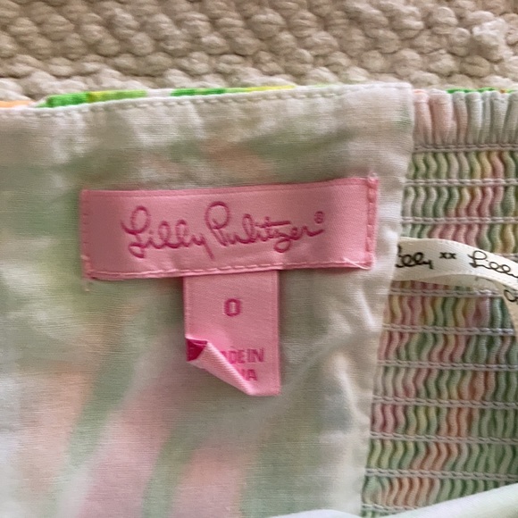 Lilly Pulitzer strapless top - Picture 3 of 5